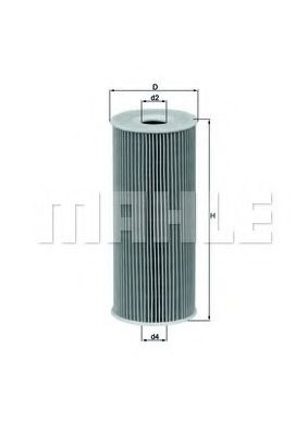 Filtru ulei VW BORA (1J2) (1998 - 2005) KNECHT OX 143D piesa NOUA