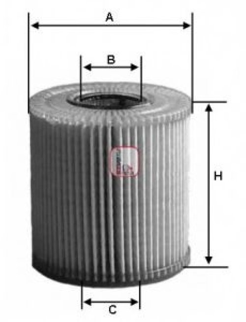 Filtru ulei VW EOS (1F7, 1F8) (2006 - 2016) SOFIMA S 5040 PE piesa NOUA
