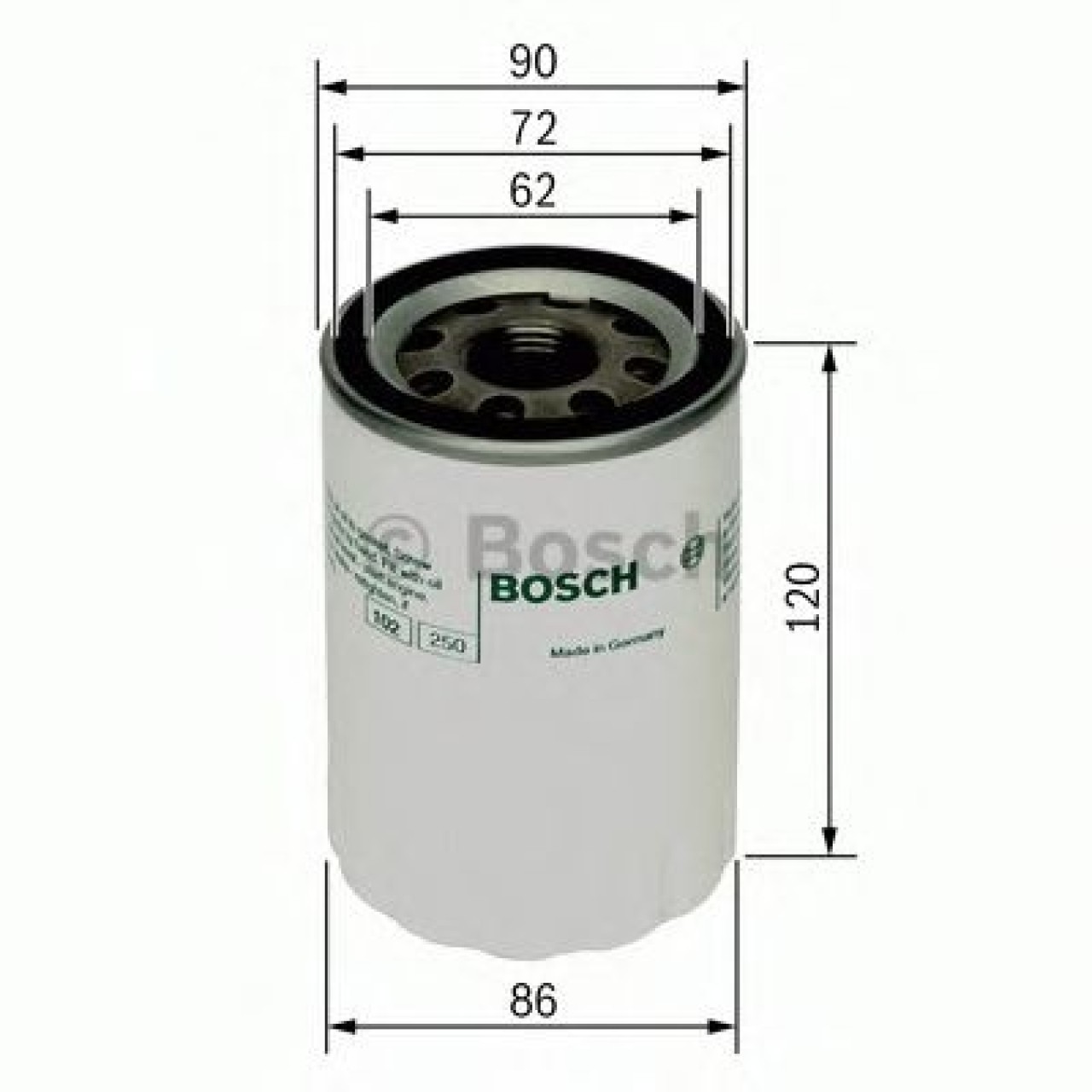Filtru ulei VW GOLF III Variant (1H5) (1993 - 1999) BOSCH 0 451 103 290 piesa NOUA
