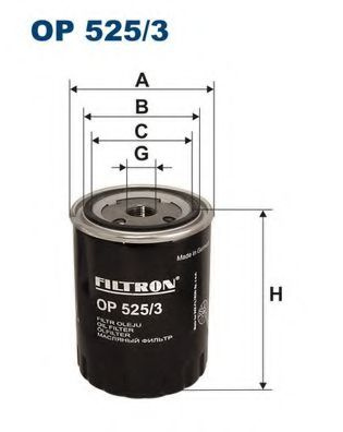 Filtru ulei VW GOLF III Variant (1H5) (1993 - 1999) FILTRON OP525/3 piesa NOUA