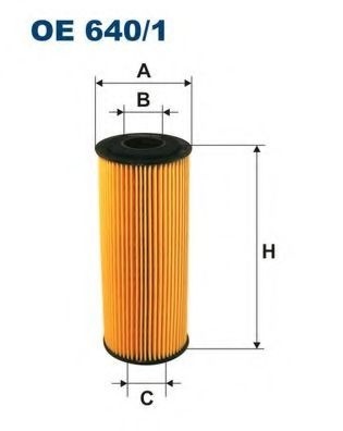 Filtru ulei VW GOLF IV (1J1) (1997 - 2005) FILTRON OE640/1 piesa NOUA