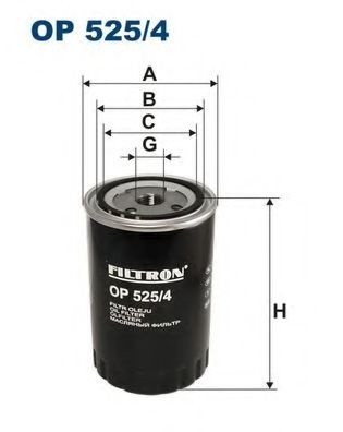 Filtru ulei VW GOLF IV Cabriolet (1E7) (1998 - 2002) FILTRON OP525/4 piesa NOUA