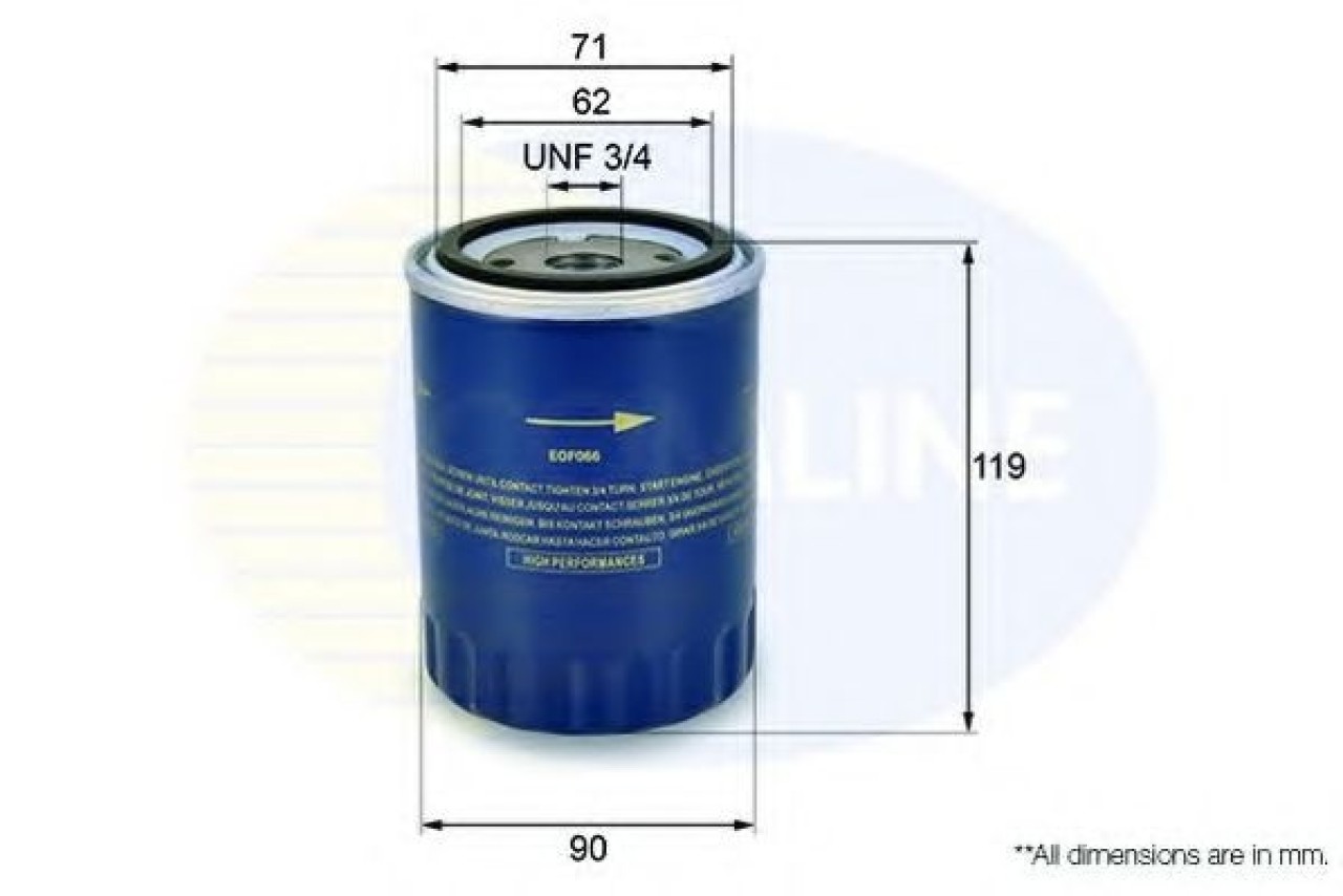 Filtru ulei VW GOLF IV Cabriolet (1E7) (1998 - 2002) COMLINE EOF066 piesa NOUA