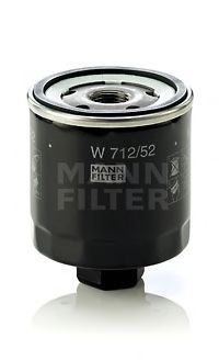Filtru ulei VW GOLF IV Variant (1J5) (1999 - 2006) MANN-FILTER W 712/52 piesa NOUA