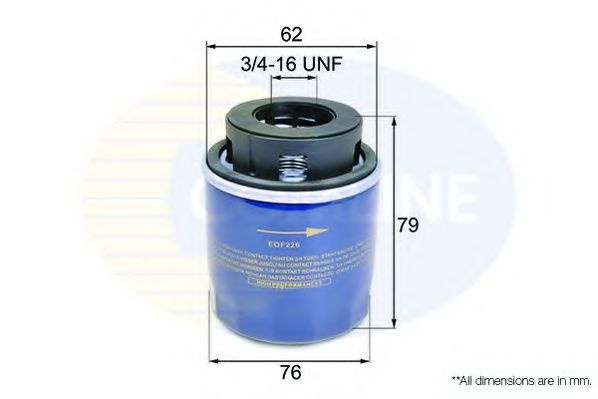 Filtru ulei VW GOLF V (1K1) (2003 - 2009) COMLINE EOF226 piesa NOUA