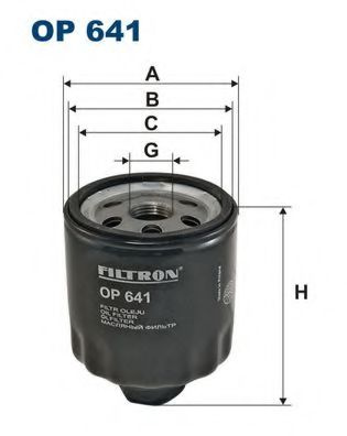 Filtru ulei VW GOLF V Variant (1K5) (2007 - 2009) FILTRON OP641 piesa NOUA
