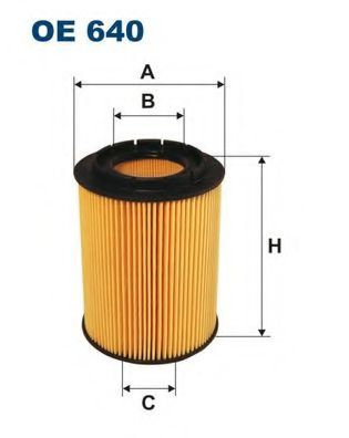 Filtru ulei VW MULTIVAN V (7HM, 7HN, 7HF, 7EF, 7EM, 7EN) (2003 - 2015) FILTRON OE640 piesa NOUA