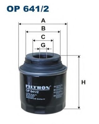 Filtru ulei VW PASSAT (362) (2010 - 2014) FILTRON OP641/2 piesa NOUA