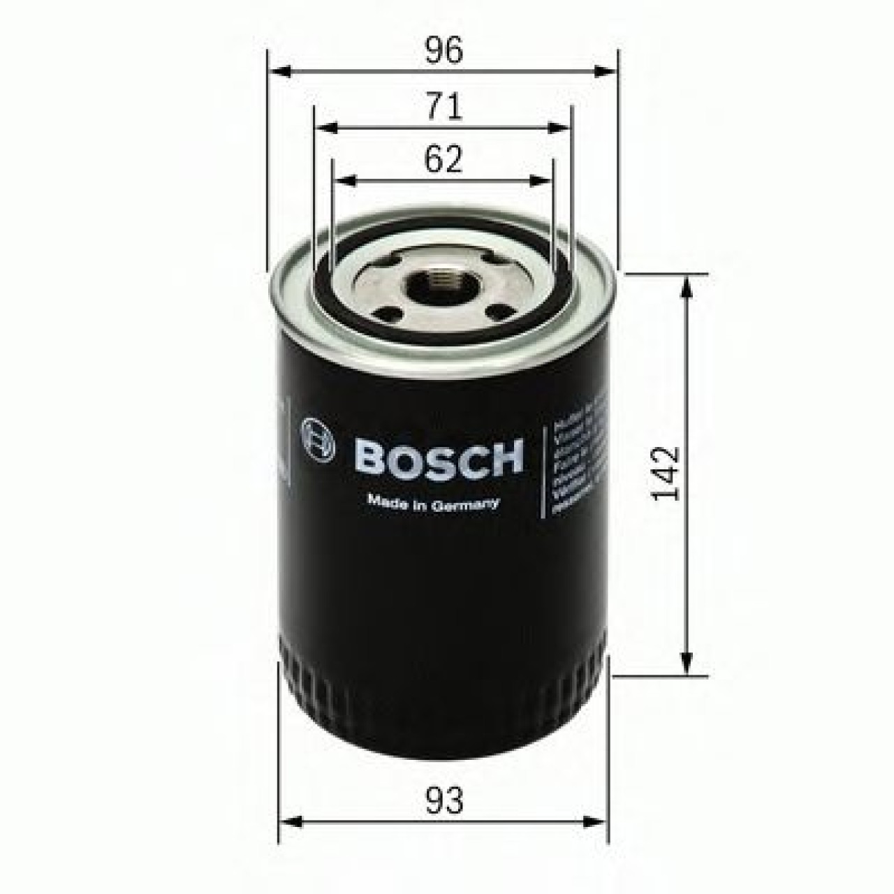 Filtru ulei VW PASSAT (3B2) (1996 - 2001) BOSCH 0 986 452 400 piesa NOUA