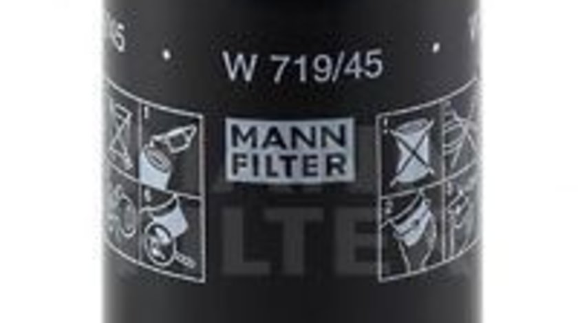 Filtru ulei VW PASSAT CC (357) (2008 - 2012) MANN-FILTER W 719/45 piesa NOUA