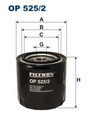 Filtru ulei VW POLO (6N2) (1999 - 2001) FILTRON OP525/2 piesa NOUA