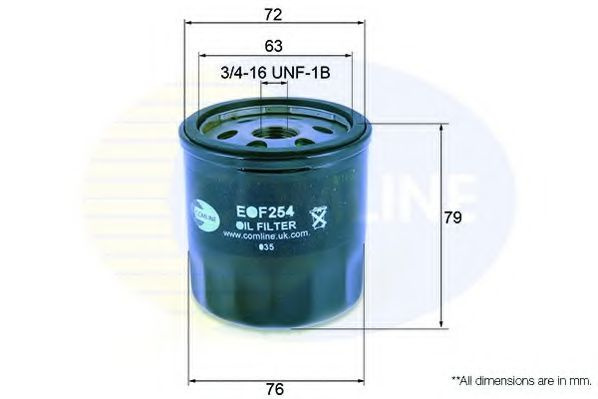 Filtru ulei VW POLO (6R, 6C) (2009 - 2016) COMLINE EOF254 piesa NOUA