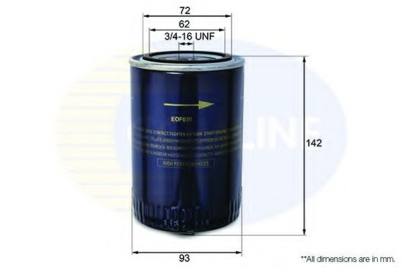 Filtru ulei VW POLO CLASSIC (6KV2) (1995 - 2006) COMLINE EOF030 piesa NOUA