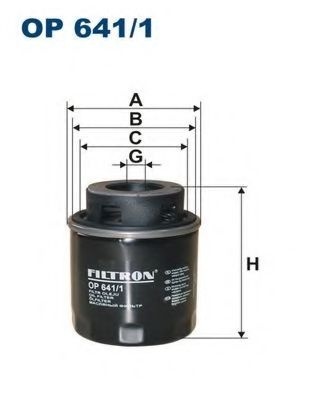 Filtru ulei VW SCIROCCO (137, 138) (2008 - 2016) FILTRON OP641/1 piesa NOUA