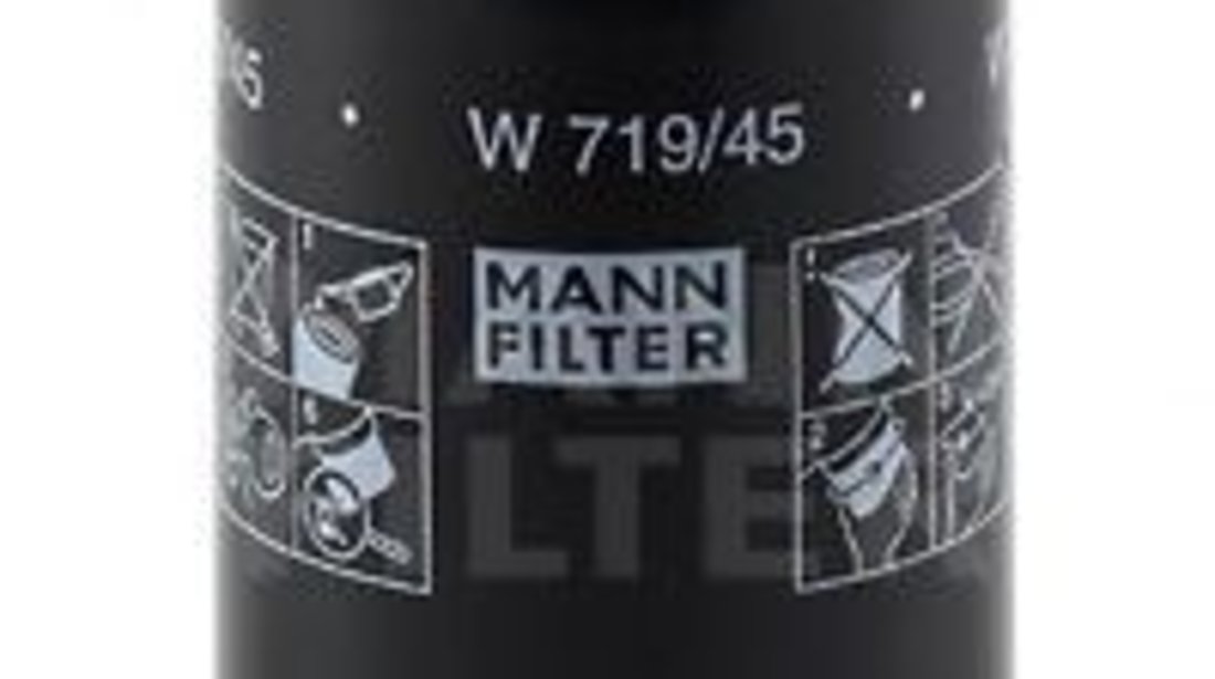 Filtru ulei VW TIGUAN (5N) (2007 - 2016) MANN-FILTER W 719/45 piesa NOUA