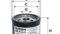 Filtru ulei VW UP (2011 - 2016) FILTRON OP616/3 pi...