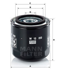 Filtru ulei (W10050 MANN-FILTER) CASE IH,CLAAS,MC CORMICK,NEW HOLLAND,STEYR