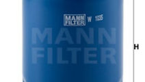 Filtru ulei (W1035 MANN-FILTER) KIA
