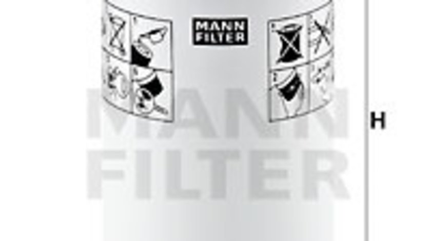 Filtru ulei (W11006 MANN-FILTER) DAF
