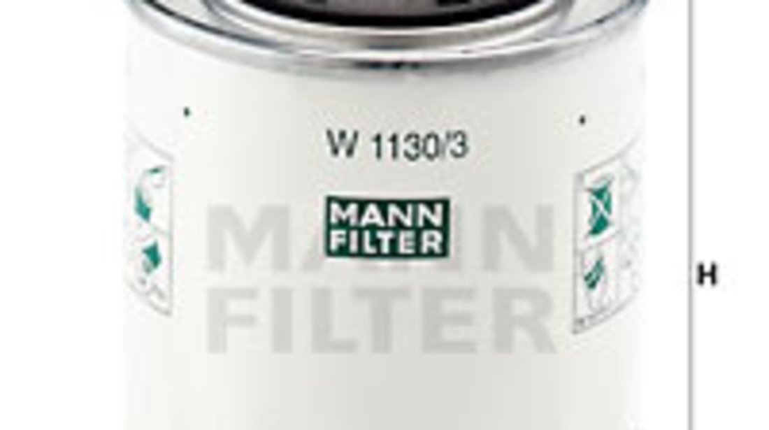 Filtru ulei (W11303 MANN-FILTER) VOLVO