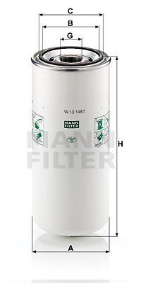 Filtru ulei (W131451 MANN-FILTER)