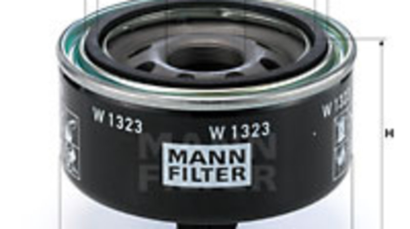 Filtru ulei (W1323 MANN-FILTER) AGRALE,CHEVROLET,NISSAN,TROLLER,VW