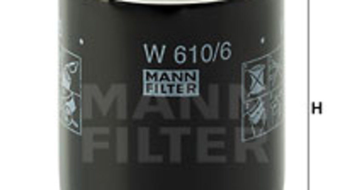 Filtru ulei (W6106 MANN-FILTER) ACURA,FORD USA,HONDA,MITSUBISHI