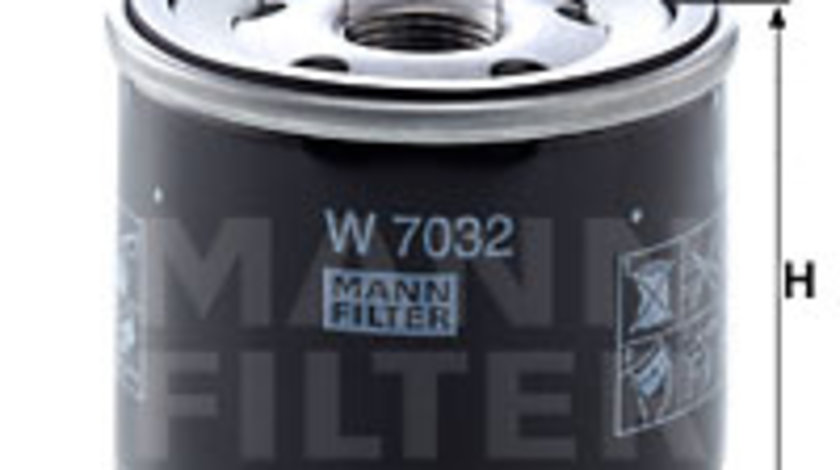 Filtru ulei (W7032 MANN-FILTER) DACIA,INFINITI,MERCEDES-BENZ,NISSAN,RENAULT