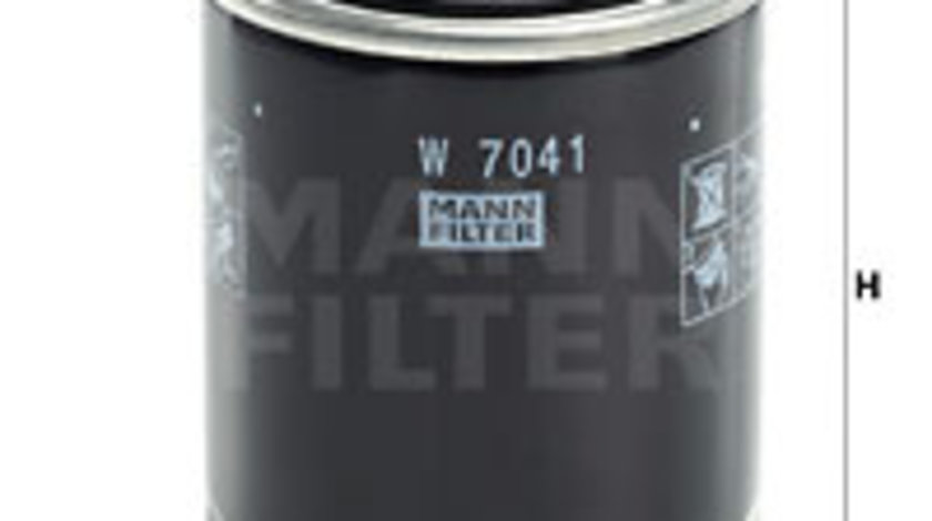 Filtru ulei (W7041 MANN-FILTER) DERWAYS,FORD,INFINITI,NISSAN,SUBARU