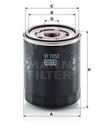 Filtru ulei (W7052 MANN-FILTER) VW