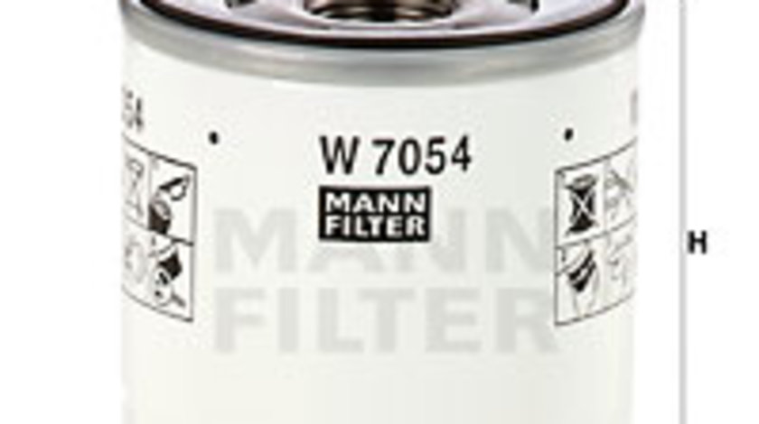 Filtru ulei (W7054 MANN-FILTER) FORD,FORD USA