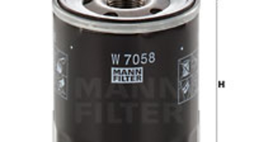 Filtru ulei (W7058 MANN-FILTER) Citroen,DERWAYS,DS,FIAT,GRUAU,LANCIA,OPEL,PEUGEOT,SUZUKI,TOYOTA,VAUXHALL,ZASTAVA