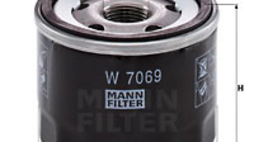 Filtru ulei (W7069 MANN-FILTER) HONDA,SSANGYONG