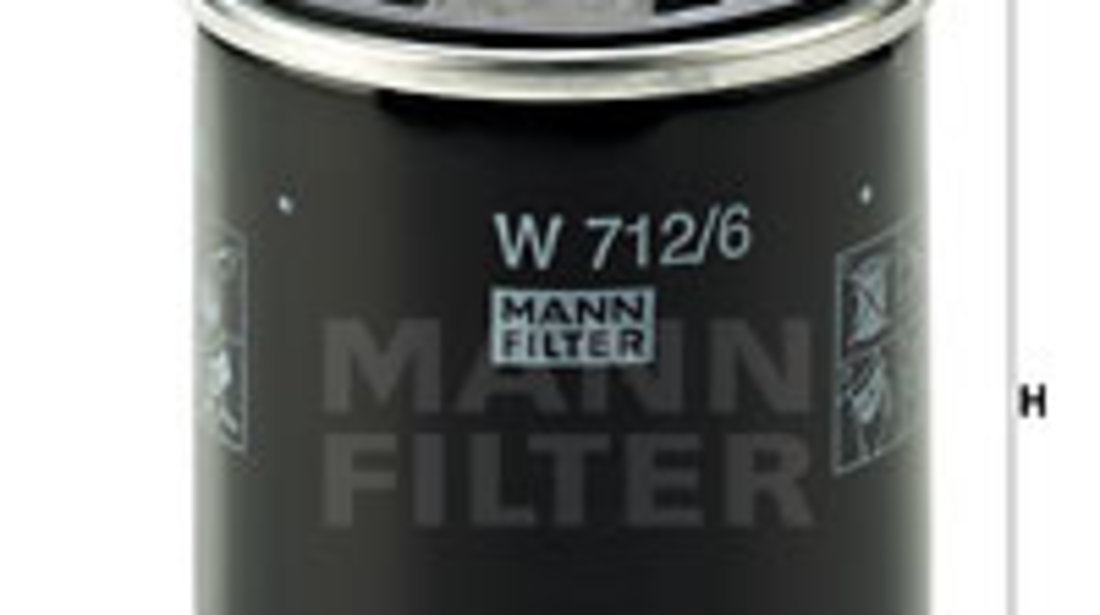 Filtru ulei (W7126 MANN-FILTER) BMW