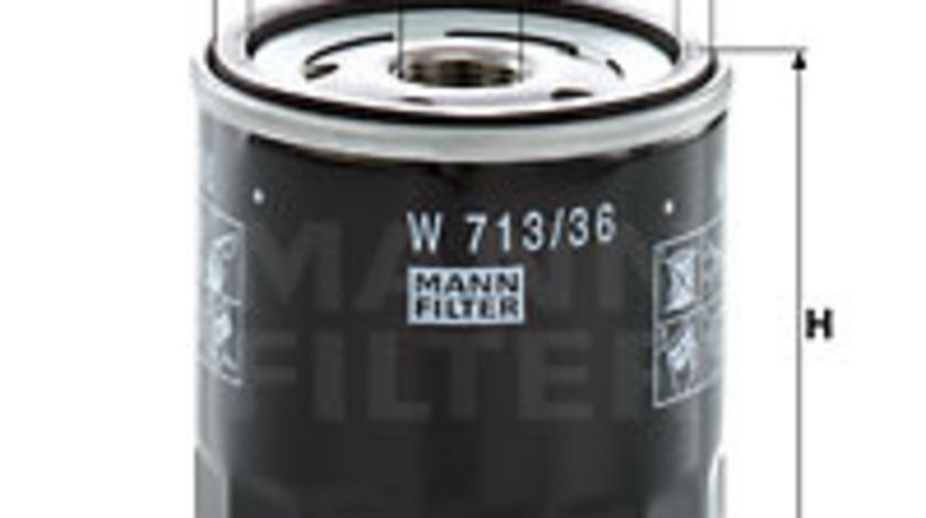 Filtru ulei (W71336 MANN-FILTER) FORD,FORD AUSTRALIA,MAZDA