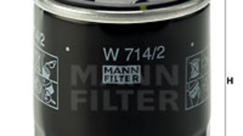 Filtru ulei (W7142 MANN-FILTER) ALFA ROMEO,AUTOBIANCHI,FIAT,FSO,INNOCENTI,LANCIA,SEAT,ZASTAVA