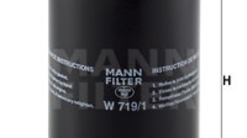 Filtru ulei (W7191 MANN-FILTER) AUSTIN,MG,OPEL,VAUXHALL