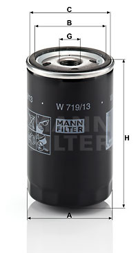 Filtru ulei (W71913 MANN-FILTER) MERCEDES-BENZ