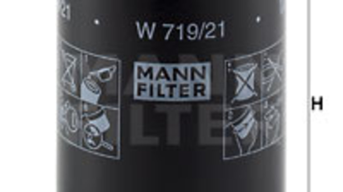 Filtru ulei (W71921 MANN-FILTER) VW