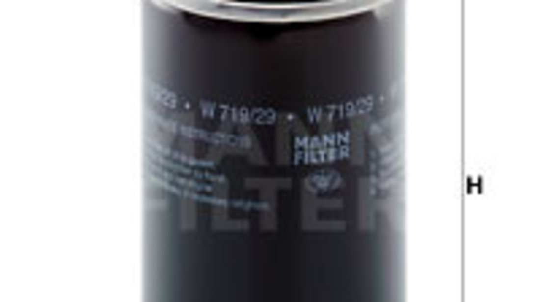 Filtru ulei (W71929 MANN-FILTER) ASKAM (FARGO/DESOTO),LDV,LTI,OPEL,VAUXHALL