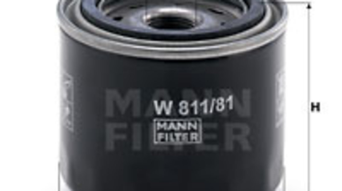 Filtru ulei (W81181 MANN-FILTER) DAEWOO,DAIHATSU,HAFEI,HOLDEN,INNOCENTI,LANDINI,MARUTI,PERODUA,SUZUKI,TOYOTA