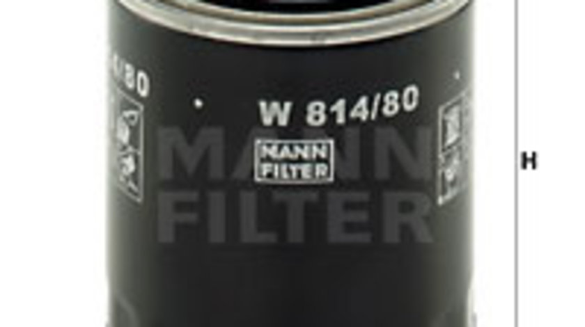 Filtru ulei (W81480 MANN-FILTER) AIXAM,HOLDEN,HYUNDAI,ISUZU,KIA,OPEL,ROVER