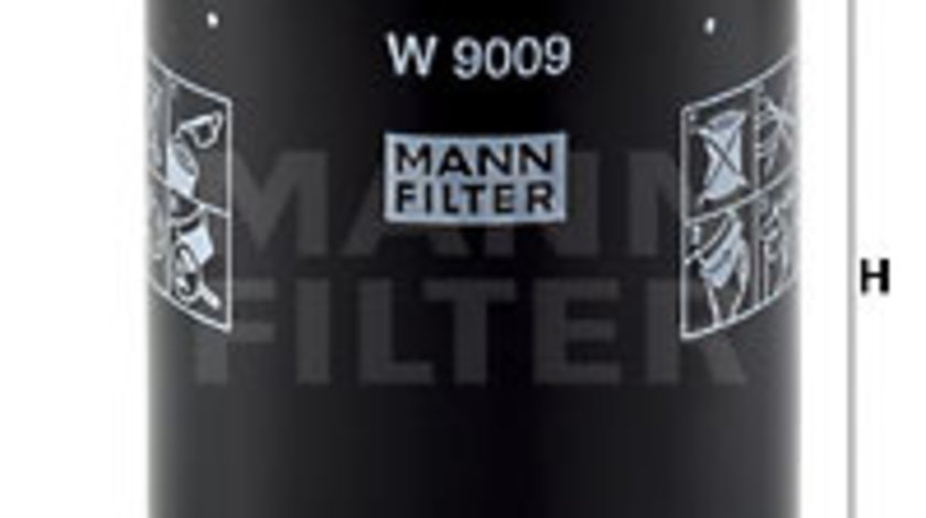 Filtru ulei (W9009 MANN-FILTER) Citroen,FIAT,PEUGEOT