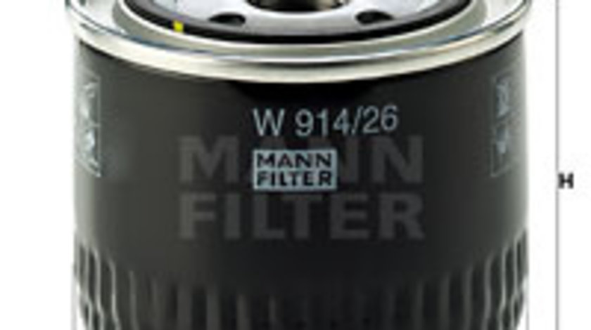 Filtru ulei (W91426 MANN-FILTER) HONDA,LAND ROVER,MG,ROVER