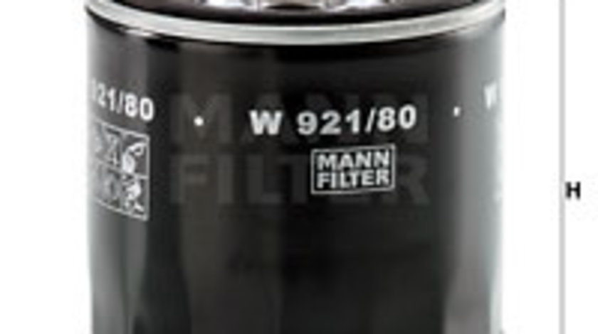 Filtru ulei (W92180 MANN-FILTER) HOLDEN,ISUZU,MITSUBISHI,OPEL,VAUXHALL