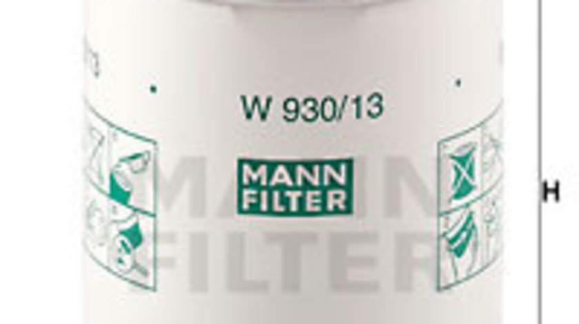 Filtru ulei (W93013 MANN-FILTER) ASTON MARTIN,BENTLEY,DAIMLER,JAGUAR,ROLLS-ROYCE