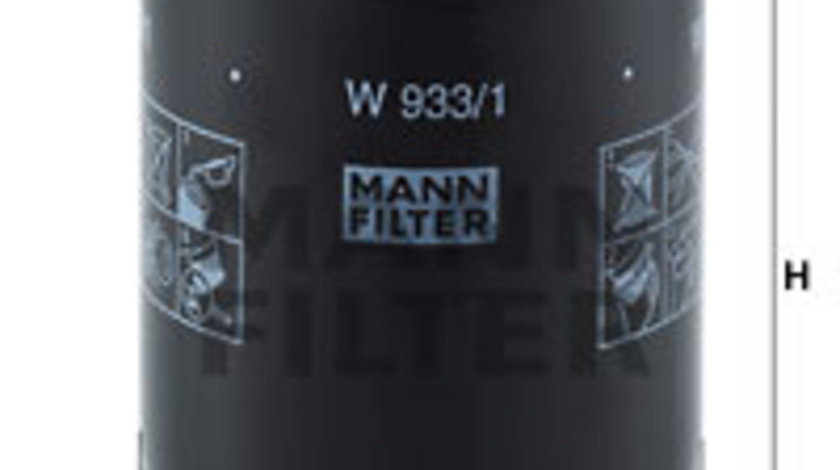 Filtru ulei (W9331 MANN-FILTER) BMC,CARBODIES,FORD,FORD AUSTRALIA,LTI,NISSAN