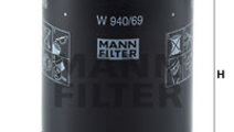 Filtru ulei (W94069 MANN-FILTER) IRISBUS,IVECO,MIT...