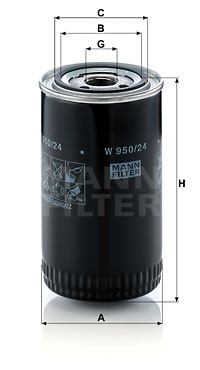 Filtru ulei (W95024 MANN-FILTER)