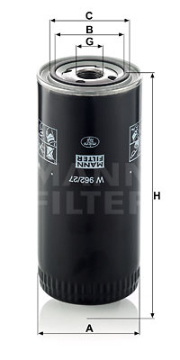 Filtru ulei (W96227 MANN-FILTER)
